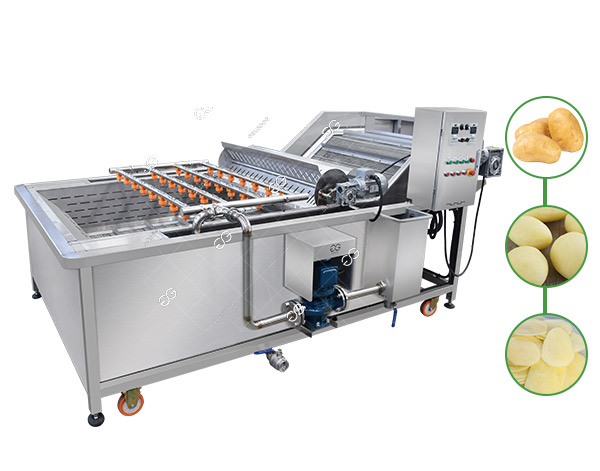 potato cleaning machine