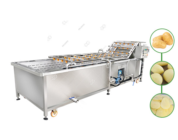 potato cleaning machine
