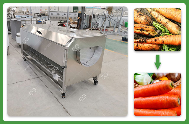 carrot cleaning machine
