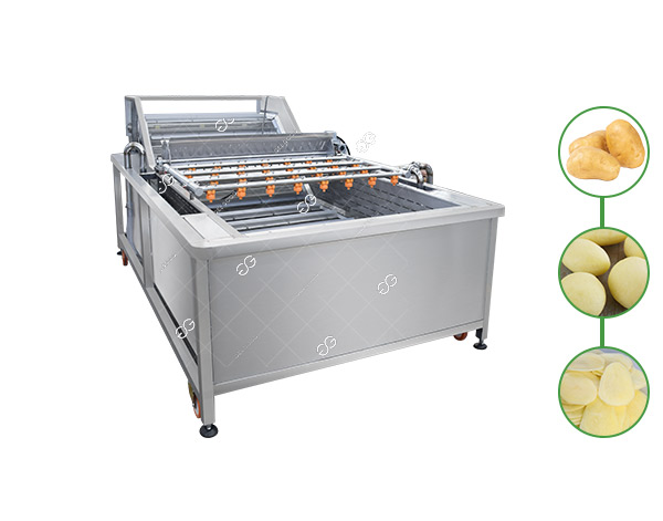 potato cleaning machine