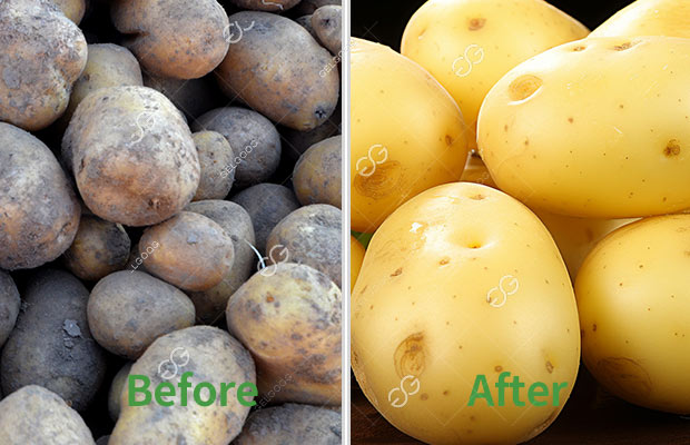 Comparison Before And After Cleaning