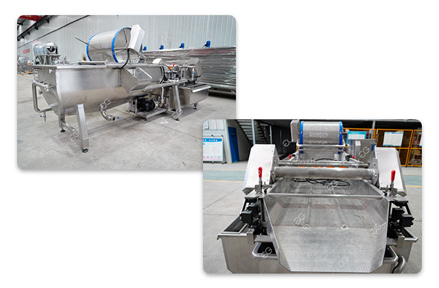 vegetable eddy current cleaning machine