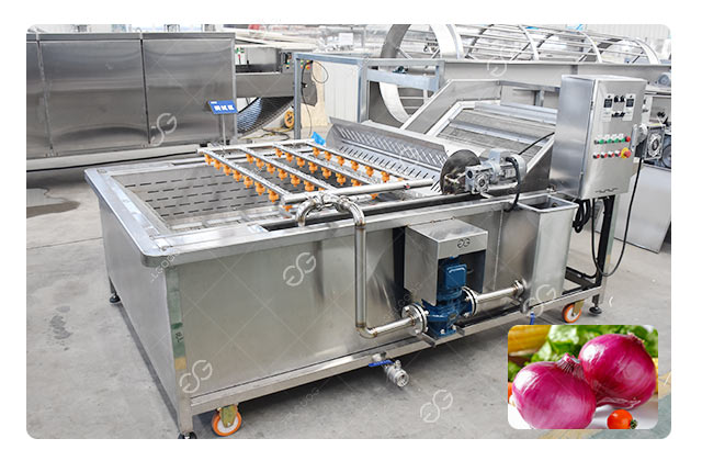 onion cleaning machine